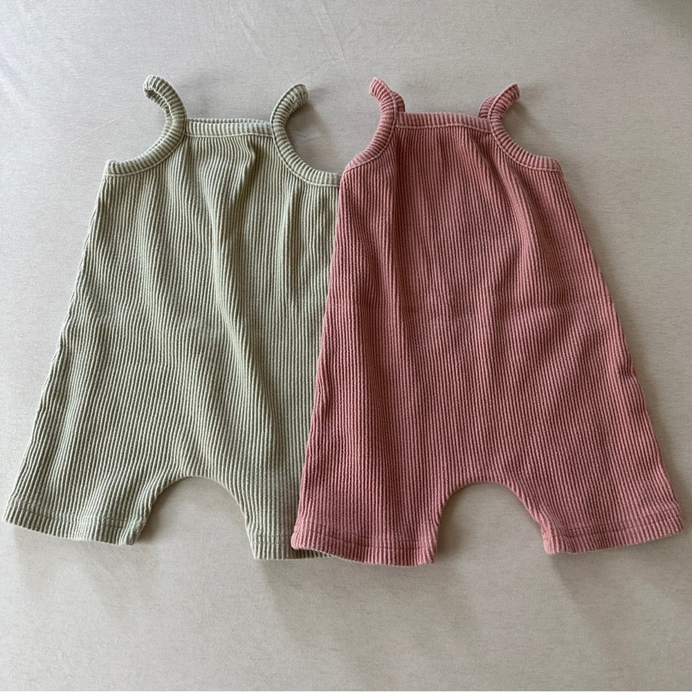 Axel and Rose Ribbed Summer Tank Jumpsuit (12-18months)